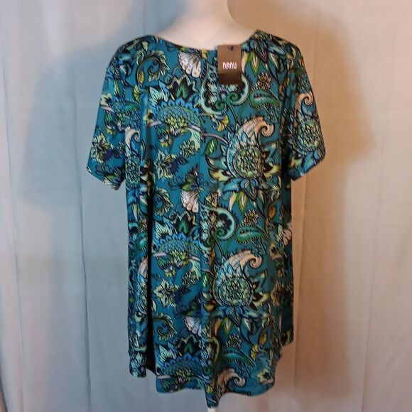 Nanu Paisley V-Neck Top - Picture 3 of 7